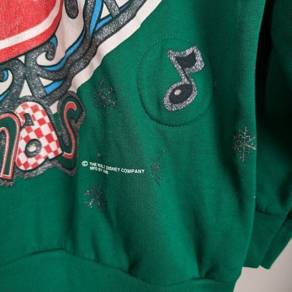 Vintage Disney Mickey Minnie Christmas crewneck sweater - Picture 6 of 7